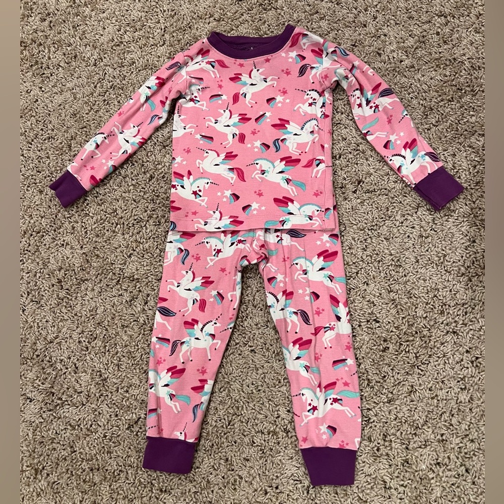 Hatley Unicorn Pajamas, Size 3
